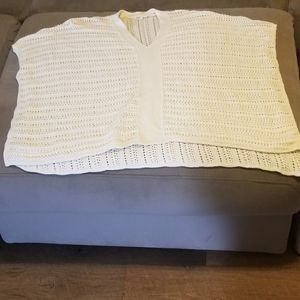 Knitted poncho